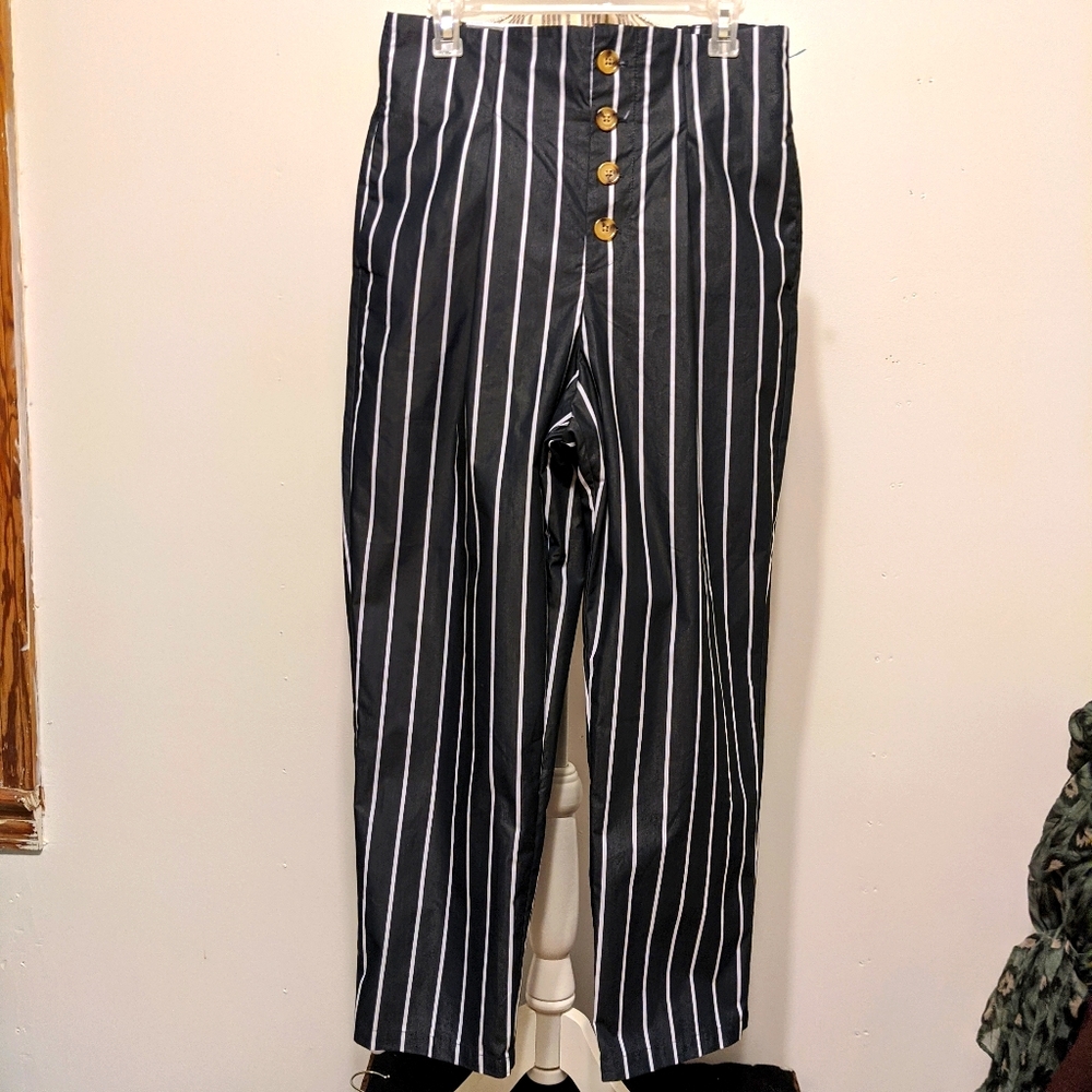 High waisted crop pants nwt